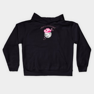 disco cowgirl Kids Hoodie